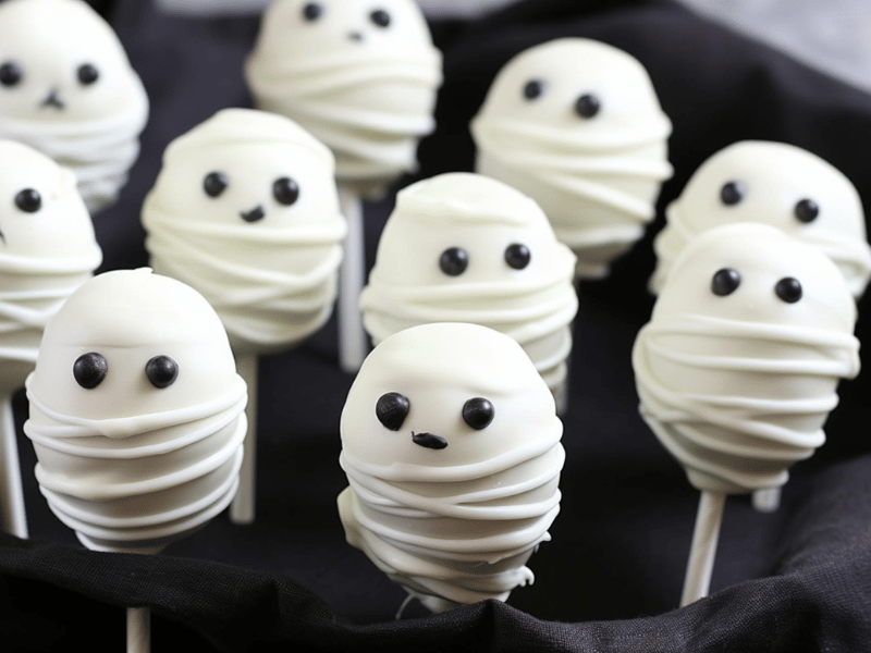 Mumie cake pops